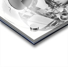 Echoes of Escher - Surreal Skull Line Art Prints Acrylic print