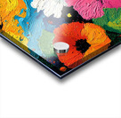 Impasto Carnival – Thick Palette Knife Floral Print Acrylic print