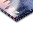 Solstice River – Winter Twilight Landscape Print Acrylic print