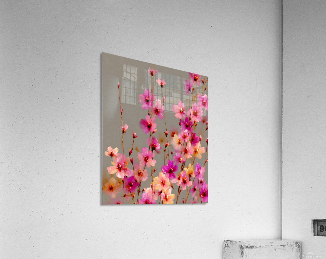 Eveil Des Petales - Awakening Of Petals - Modern Floral Art Prints Acrylic Print