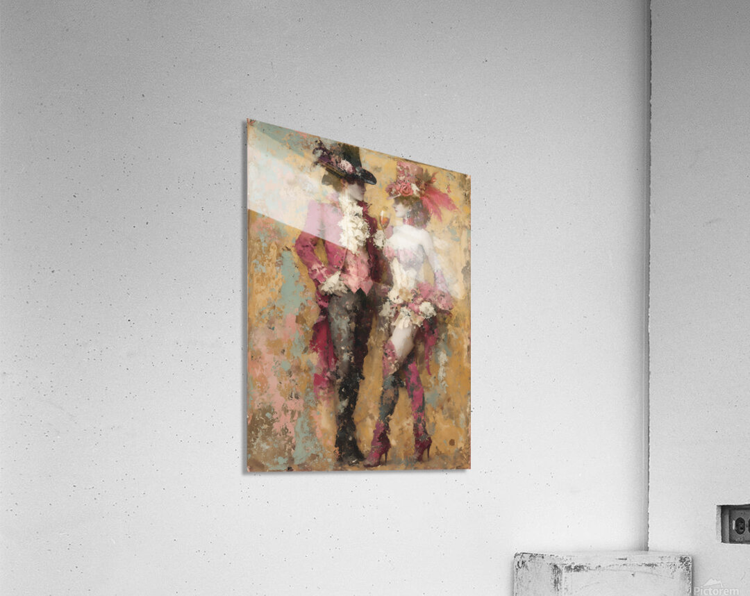 L’Art du Desir – The Art of Desire Vintage Poster Art Print Acrylic Print