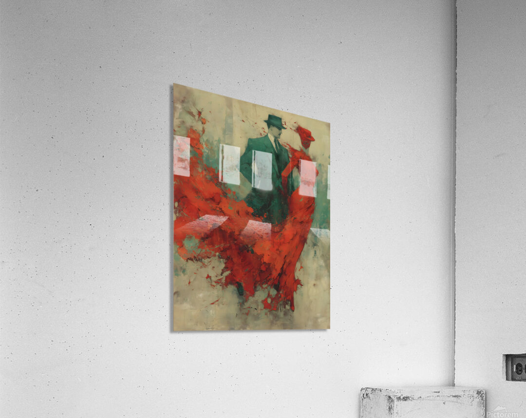 Le Feu de l’Elegance – The Fire of Elegance Vintage Poster Art Print Acrylic Print