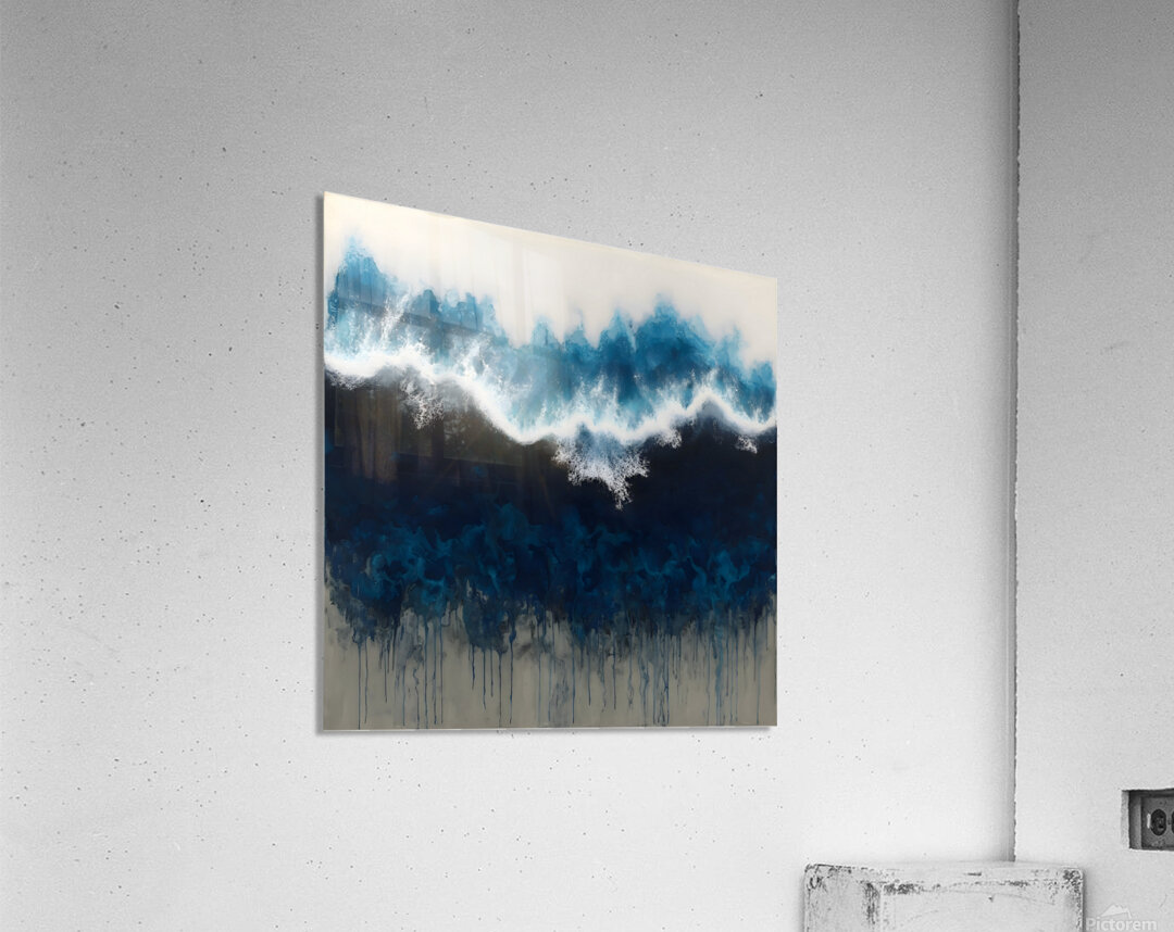 Deep Surge – Abstract Ocean Print Acrylic Print