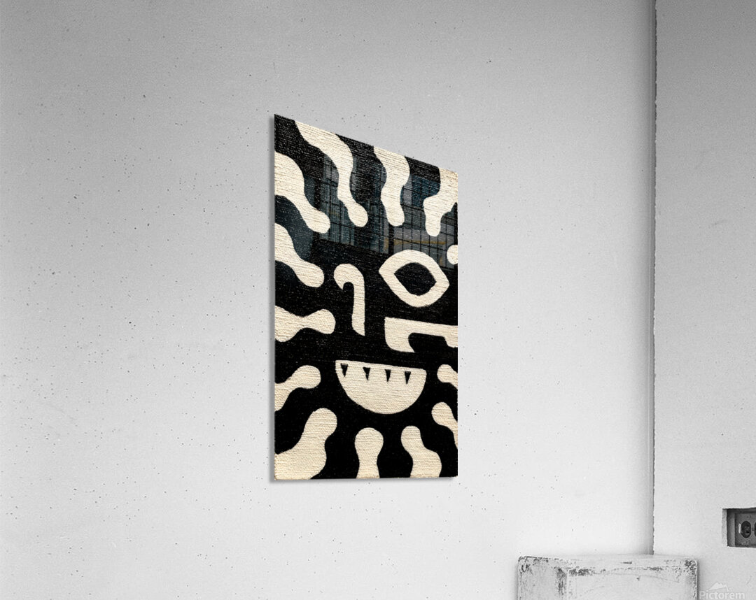 Radiant Face – Tribal Abstract Print Acrylic Print