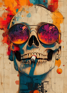 Boss Energy - Pop Surreal Skull Art Prints