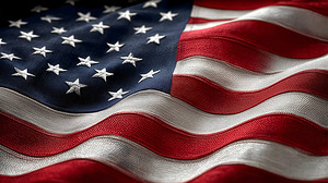 The Fabric of Freedom – Patriotic Flag Art Print