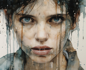 PTSD – After the Storm Portrait Print