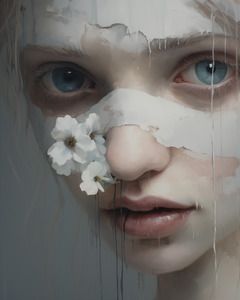 Schizophrenia – Pop Surreal Portrait Art Print