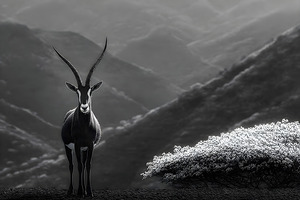 Silent Horn – Saola Print