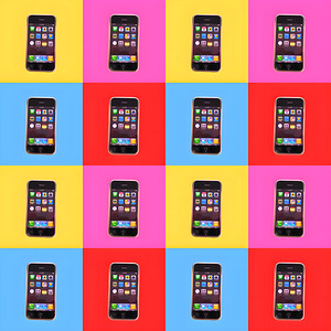 Hello Future – Original iPhone Pop Art Print