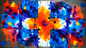 Petal Parade – Candy-Color Floral Abstract Print