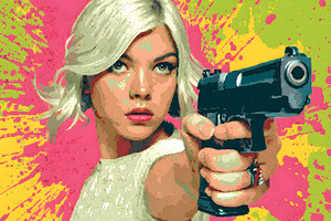 Neon Trigger – Pop Noir Print