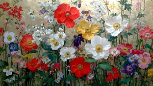 Poppy Reverie – Romantic Garden Art Print