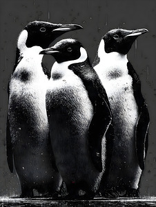 The Council – Emperor Penguins Print