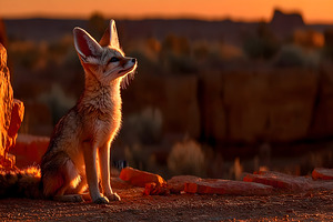 Dustwalker – Fennec Fox Print