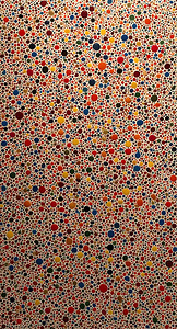 Infinity Dots – Multicolor Pointillist Abstract Print