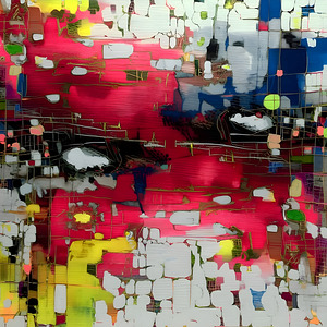 Red Storm – Abstract Expressionist Art Print