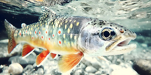 Into the Current – Trout Print