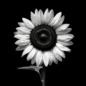 Sunflower Selfie 22 - Sunflower Portrait Art Prints