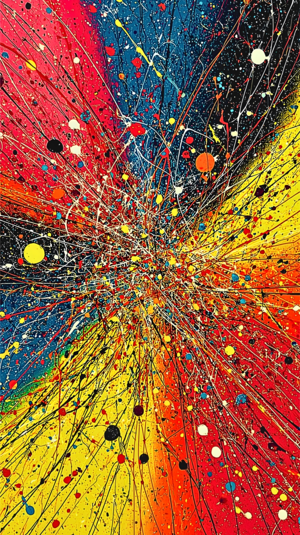 Chaotic Clarity – Anxiety Abstract Print