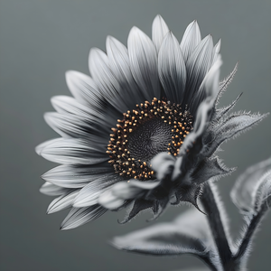 Sunflower Selfie 9 - Sunflower Portrait Art Prints