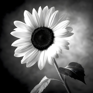 Sunflower Selfie 11 - Sunflower Portrait Art Prints