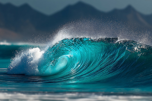 The Surge - Modern Seascape Art Prints Print