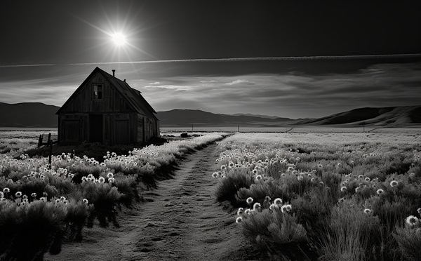 Chem Trail - Minimal Sky Art Prints Print