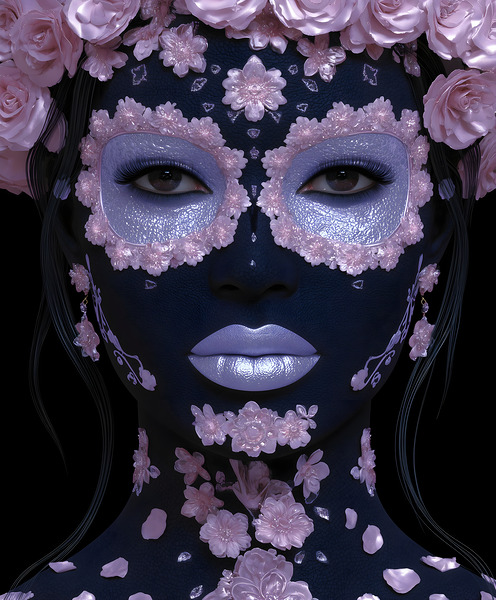 La Novia De La Noche - The Bride Of The Night - Pop Surreal Portrait Art Prints Print