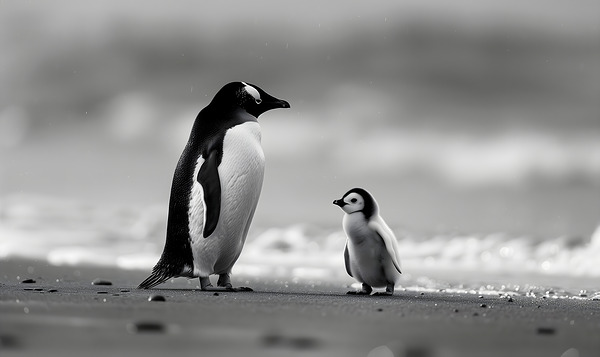 Under His Wings - Inspirational Monochrome Art Prints Print