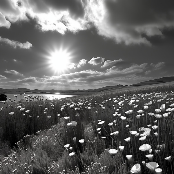 Aequo Animo – Even-Minded Seascape Art Print Print