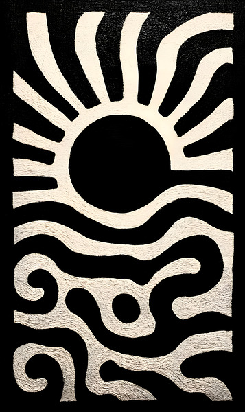 Heatwave – Minimal Abstract Print Print