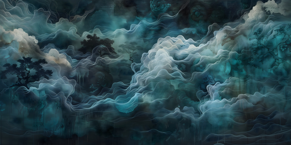 Sei To Do 静と動 - Stillness And Motion - Japanese Abstract Landscape Art Prints Print