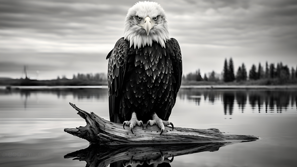 Looking Through You - Reflective Minimalist Landscape Art Prints Print