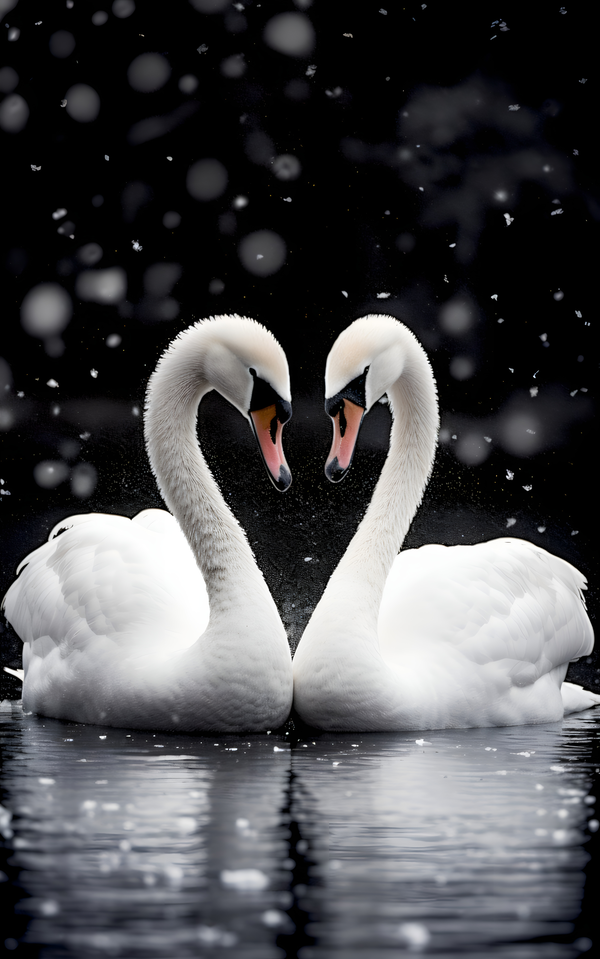 True Love - Swan Romance Art Prints Print
