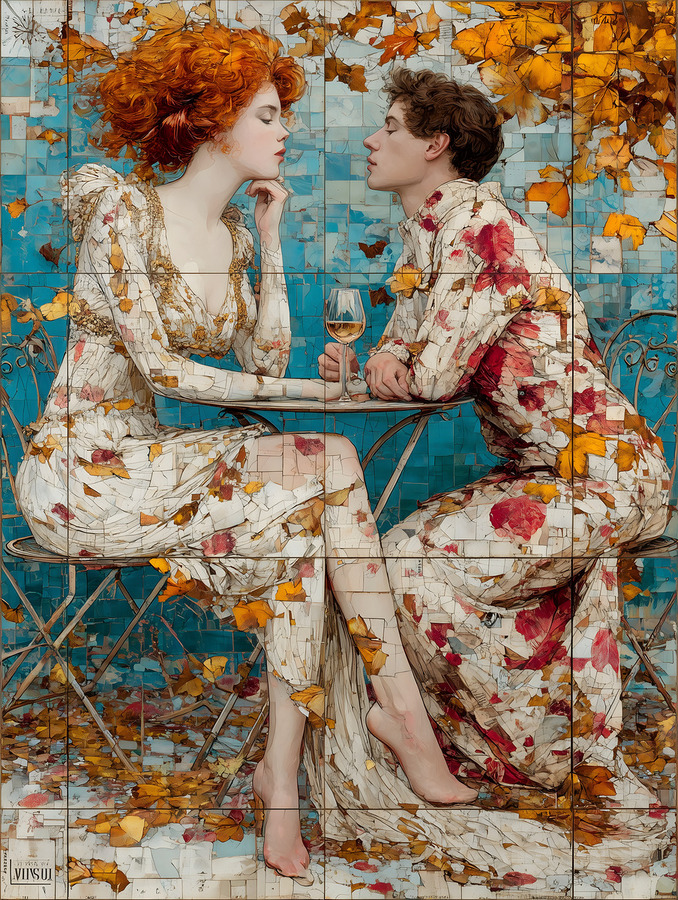 L’Automne du Desir – Autumn of Desire Vintage Poster Art Print  Print