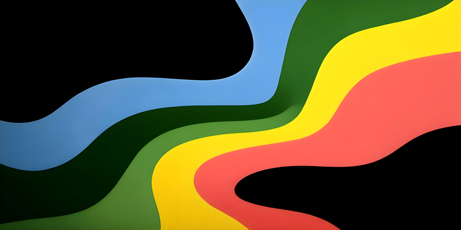 Wavelength – Modern Abstract Art Print  Print