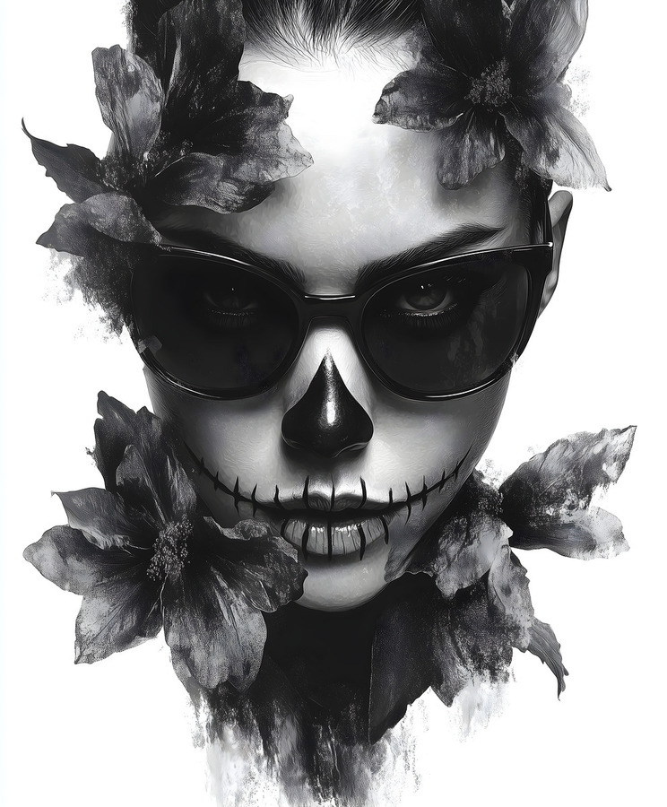 El Arte de Matar – The Art of the Kill Sugar Skull Art Print  Print