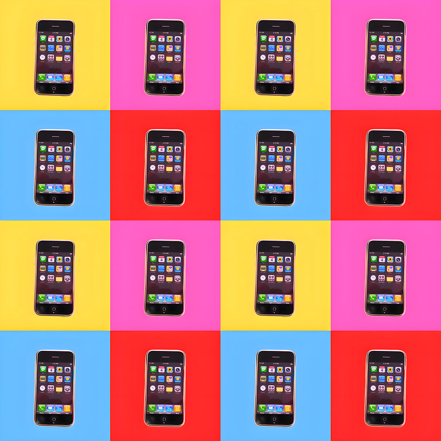 Hello Future – Original iPhone Pop Art Print  Print