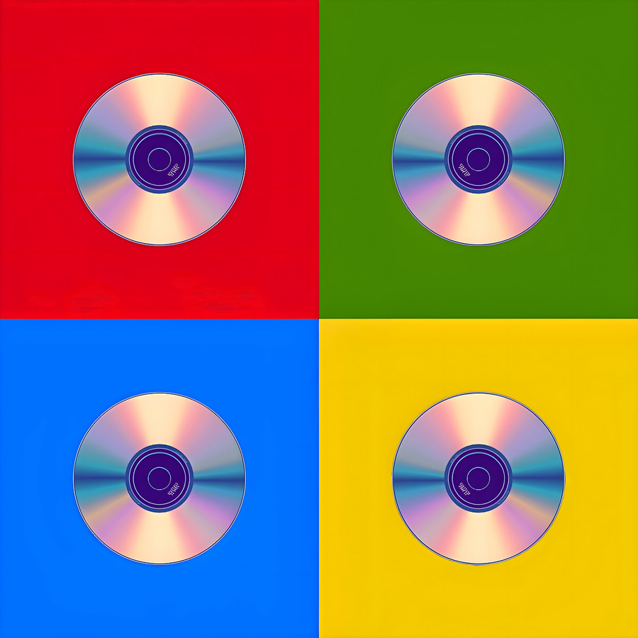 Permanent Mix – Compact Disc Pop Art Print  Print