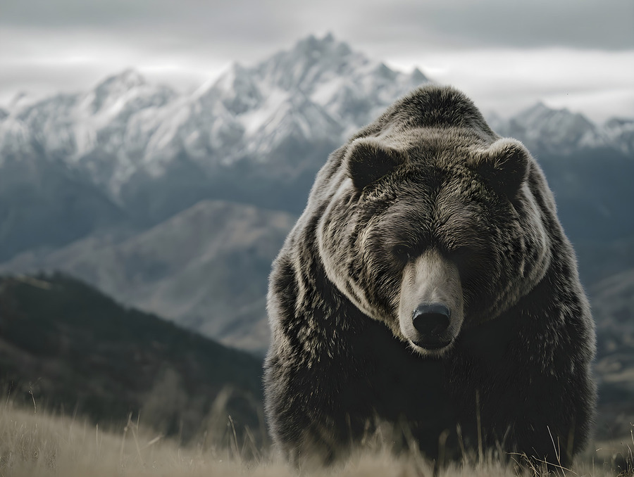 Summit Guardian – Kodiak Bear Print  Print