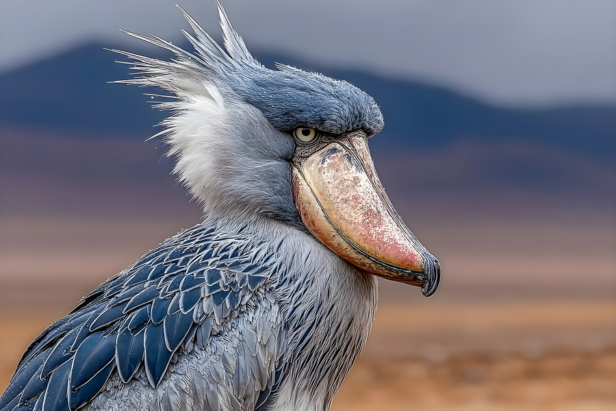 Iron Beak – Shoebill Stork Print  Print