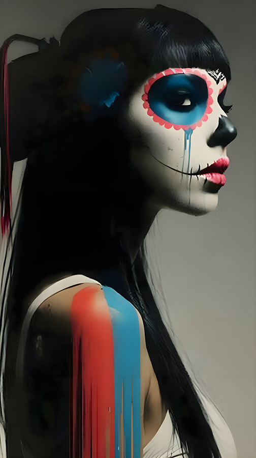 Lagrimas Azules – Blue Tears print  Print