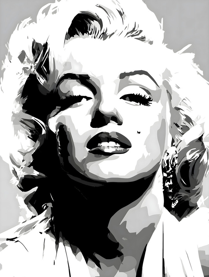 Superstar – Classic Hollywood Pop Art Print  Print