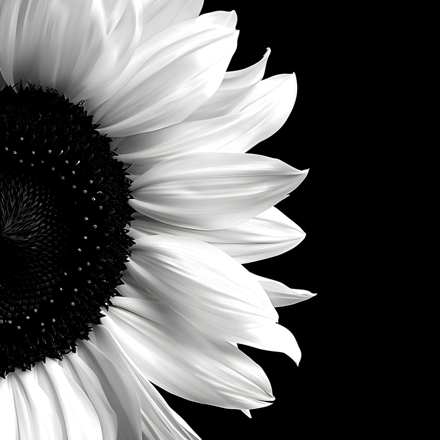 Sunflower Selfie 16 - Sunflower Portrait Art Prints  Print