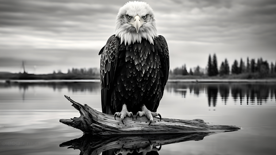 Looking Through You - Reflective Minimalist Landscape Art Prints  Print