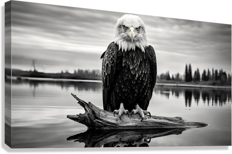 Looking Through You - Reflective Minimalist Landscape Art Prints Canvas Print