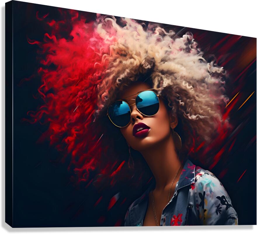 Stunna - Pop Surreal Portrait Art Prints Canvas Print