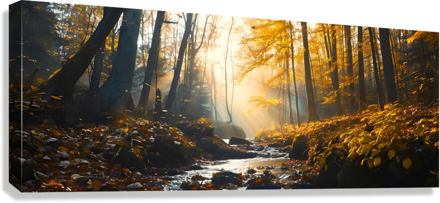 Noyau De Lumiere - Core Of Light - Minimal Landscape Art Prints Canvas Print