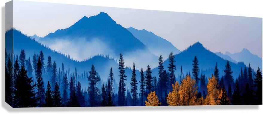 Horizon – Minimal Landscape Art Print Canvas Print